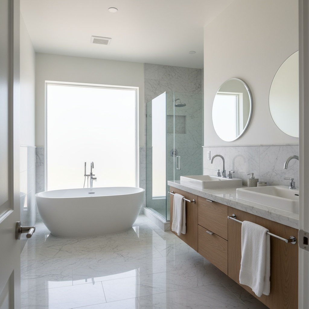 Modern Bathroom Flooring Options