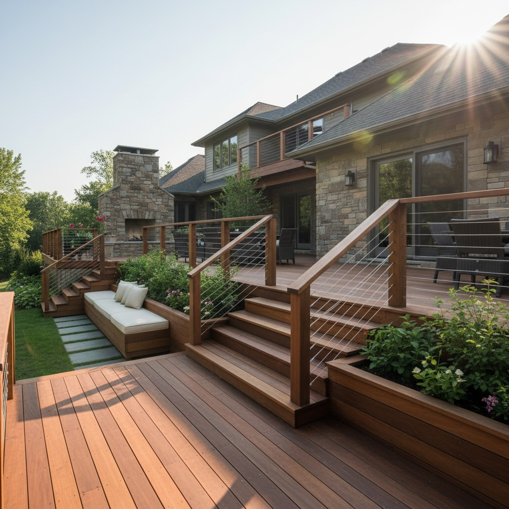 Landscaping Integration for Deck and Patio Projects